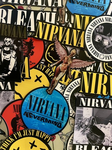 Nirvana sticker pack grunge - nirvana,